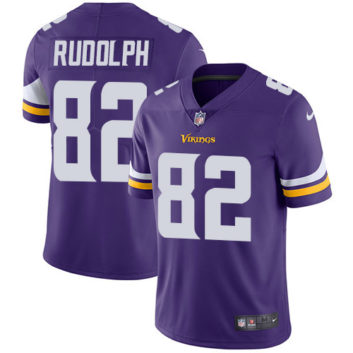Minnesota Vikings #82 Limited Kyle Rudolph Purple Nike NFL Home Men Jersey Vapor Untouchable